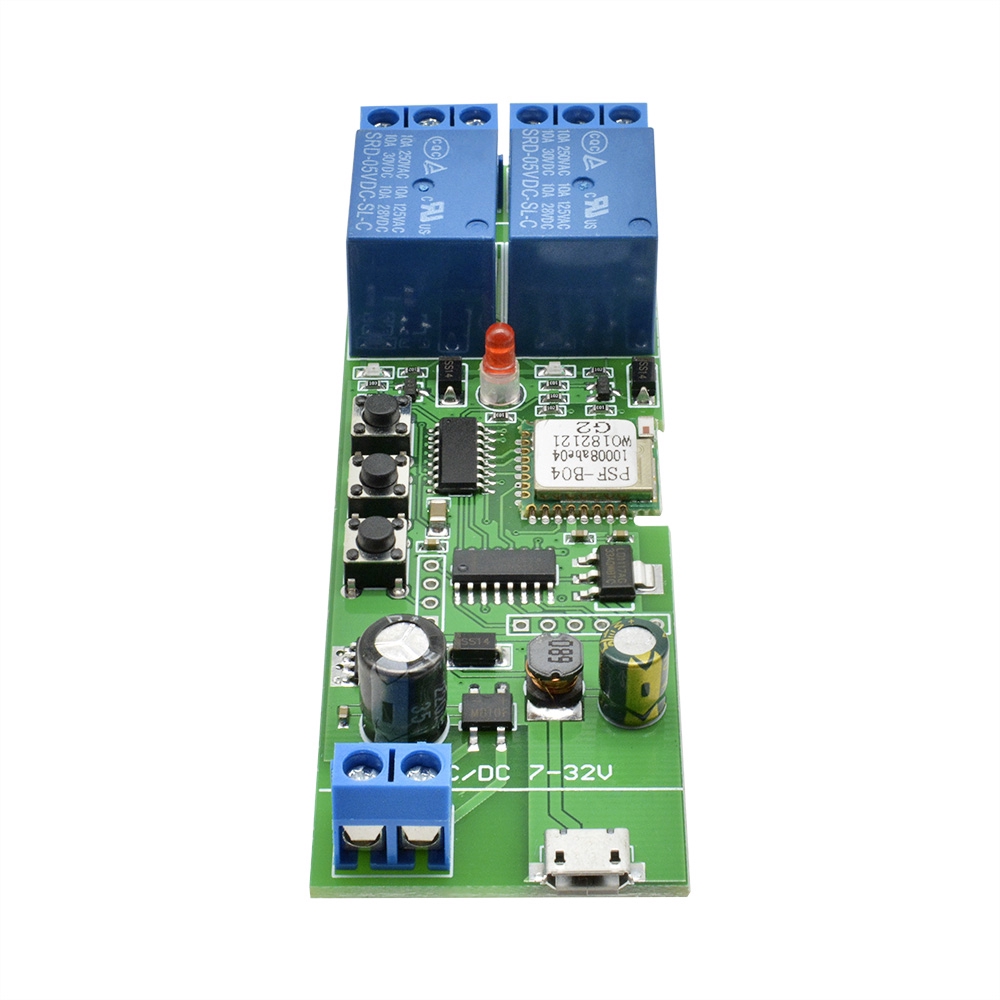 Ewelink Modul Relay Remot Kontrol Wifi 2 Channel Dc 7-32v