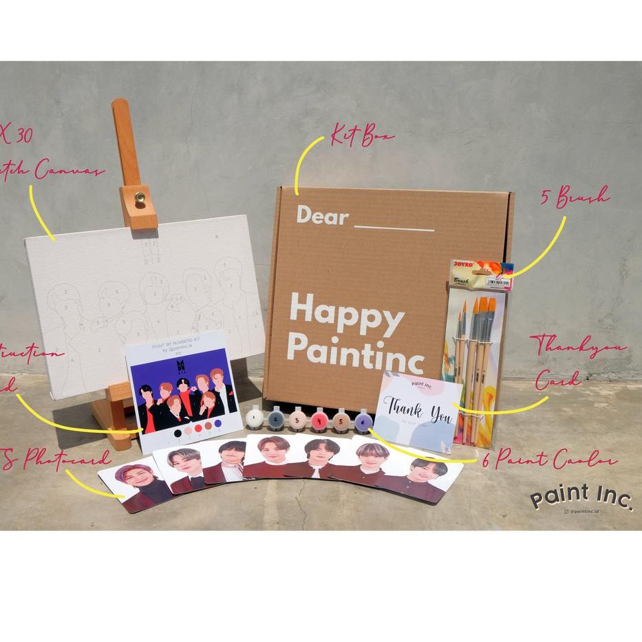 

[KODE PRODUK TFWLA5395] Paint by Numbers Kit: BTS | Paint Inc. ID | Painting Kit | Paint by Number | Paint Kit
