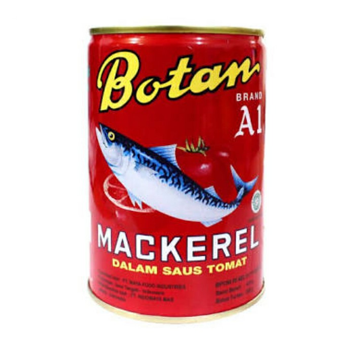 

BOTAN IKAN MAKAREL DALAM SAUS TOMATO / IKAN MAKAREL DALAM KALENG