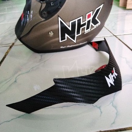 spoiler helm nhk r6 motif carbone