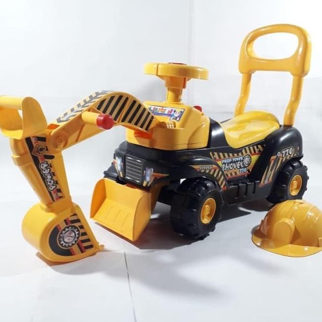MAINAN EXCAVATOR DORONG/BEKO DORONG ANAK mainan mobil dorong anak laki