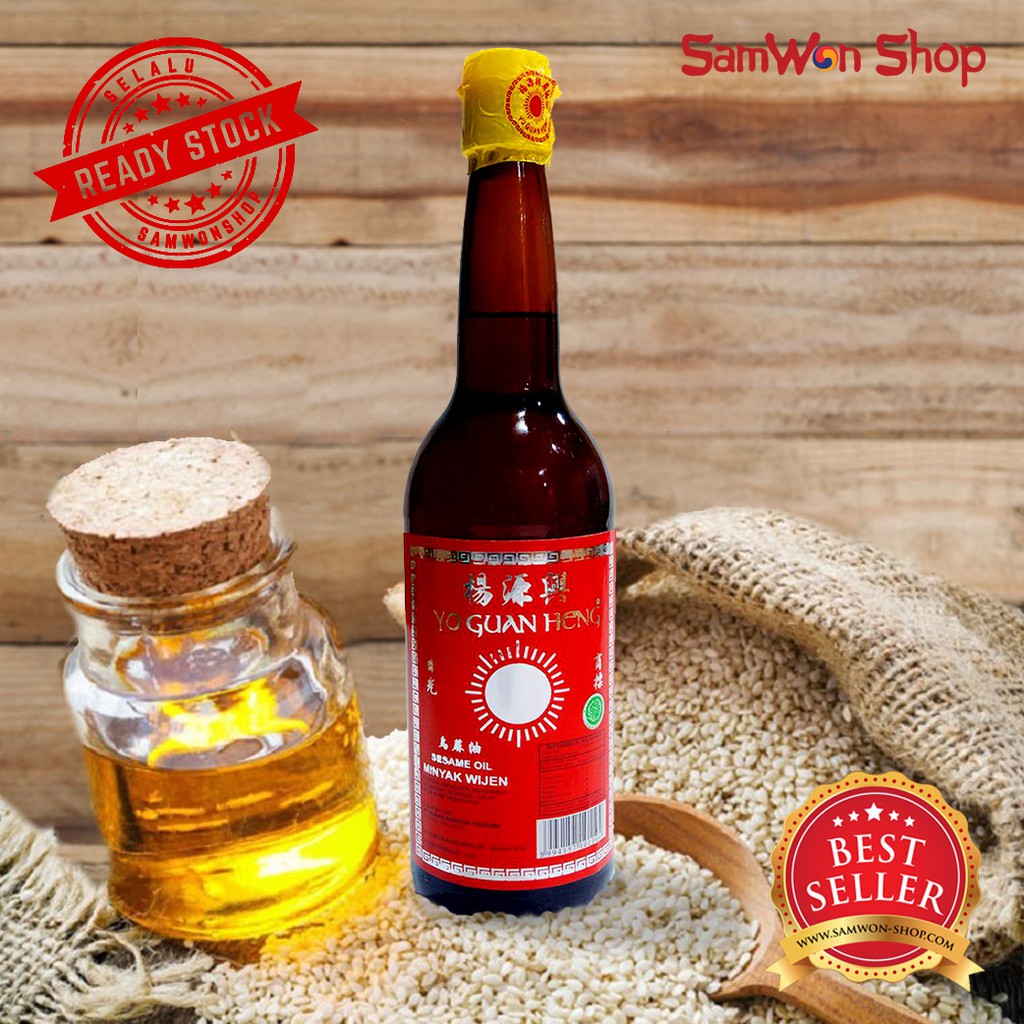 YO GUAN HENG MINYAK WIJEN LOKAL 600 ML - LOCAL SESAME OIL