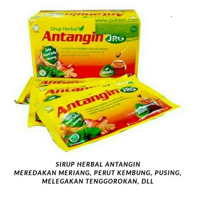 

Sirup herbal antangin plus madu 12 bungkus sachet 1 pack