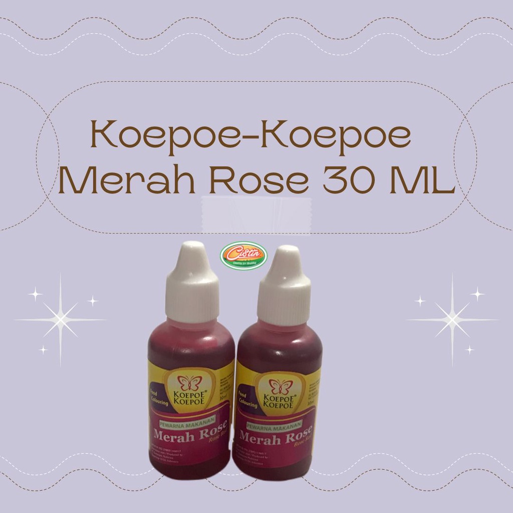

PEWARNA KOEPOE KOEPOE MERAH ROSE 30 ML