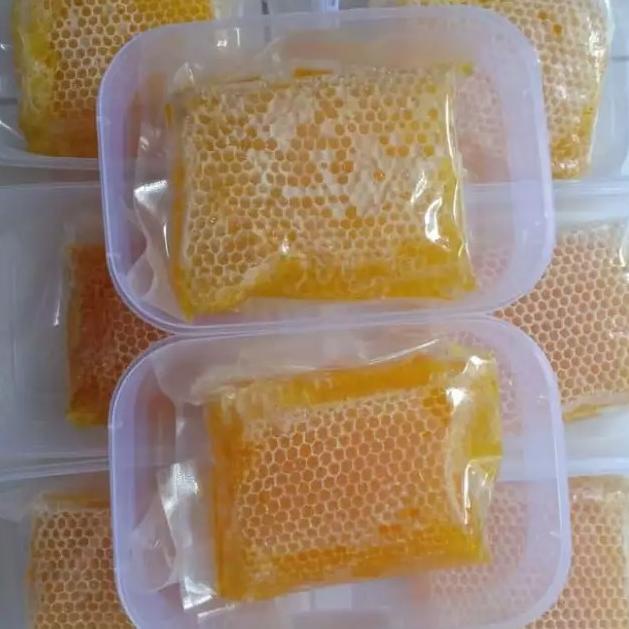 

☊Super Promo☊ N9MHW Madu Sarang 250GRAM / Honey Comb 100% Asli Melifera Raw Honey 92 Terbatas
