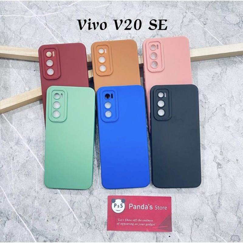 Softcase Pro Camera Vivo V20 SE Candy Case Full Color 3D Silikon TPU