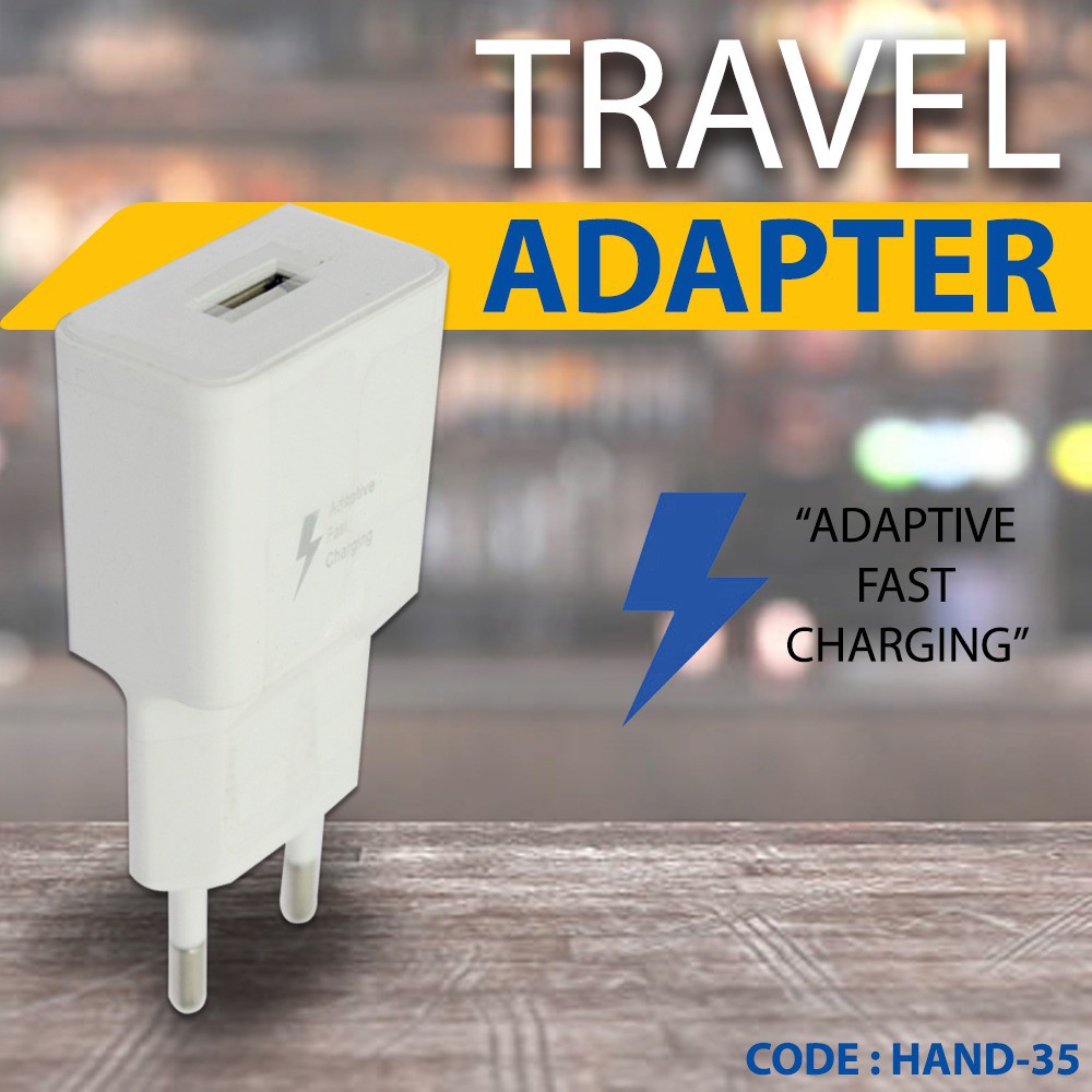 Batok Adapter Kepala Charger Adaptive Fast Charging - HAND-35