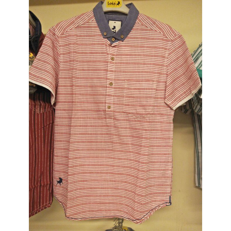 Lois Jeans - Kemeja Pria Lengan Pendek