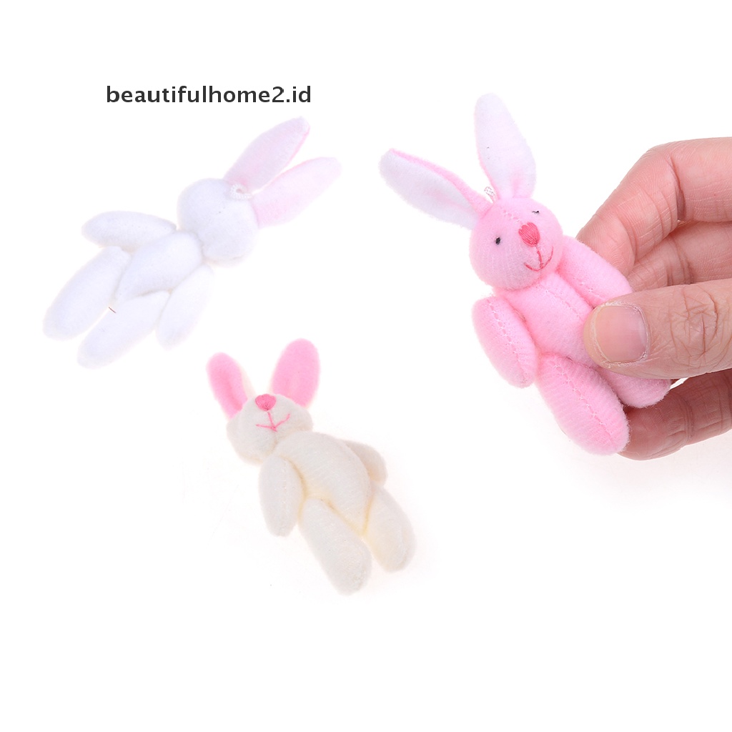 (Beautifulhome2) Buku Literatur Klasik Bahasa MandarinId Mainan Boneka Plush Kelinci Mini Ukuran 6cm Untuk Bayi