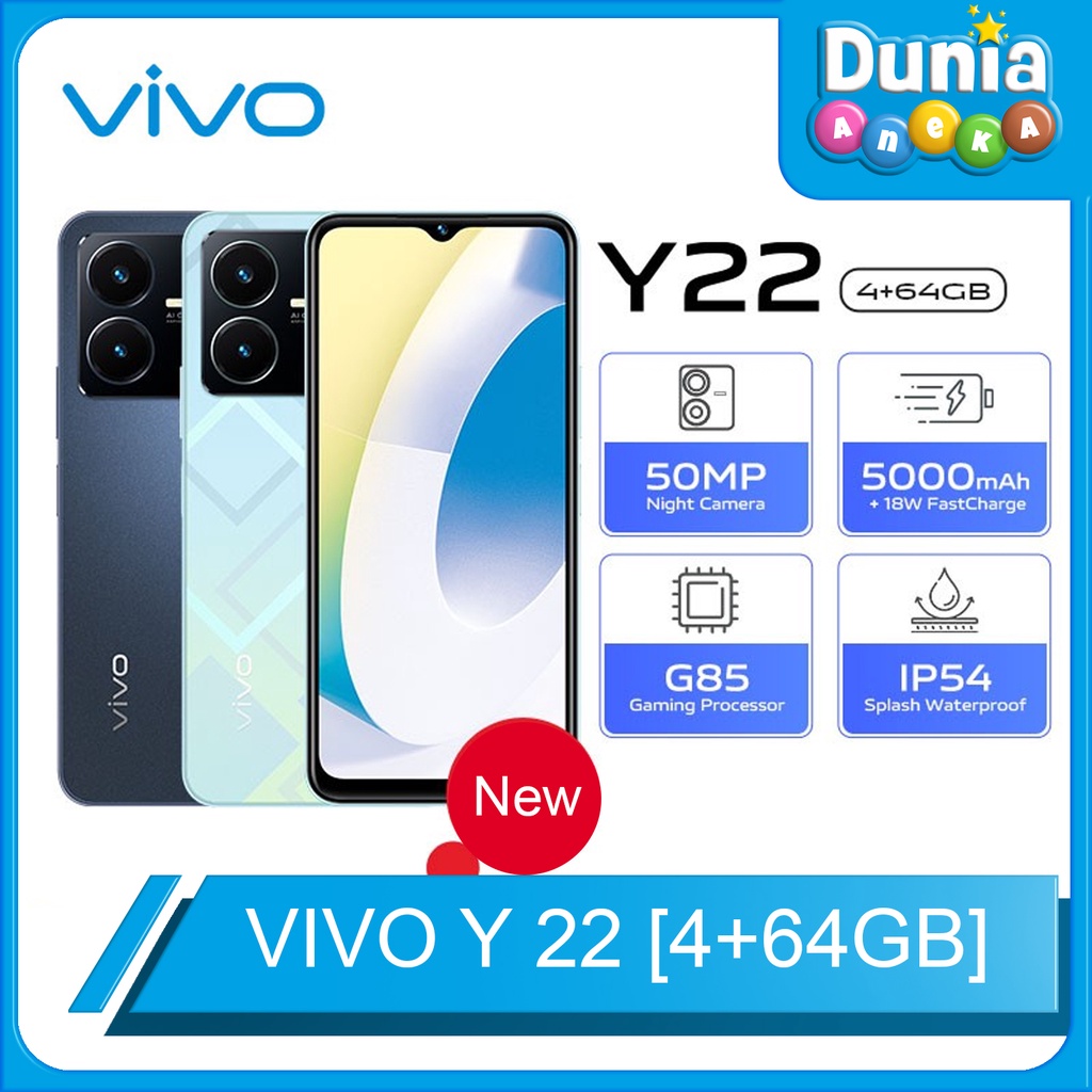 VIVO Y22  SMARTPHONE - GARANSI RESMI VIVO