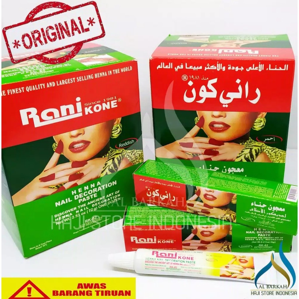 Terlaris Henna Kuku Rani Kone