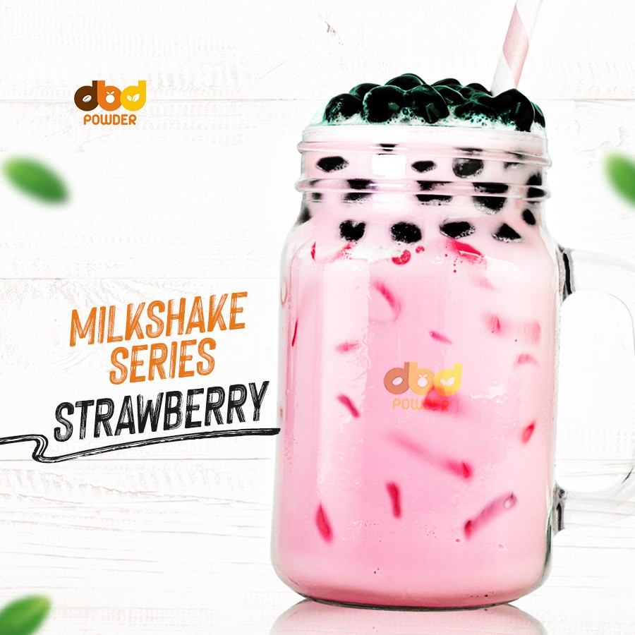 

BUBUK MINUMAN STRAWBERRY MILKSHAKE l DBD POWDER