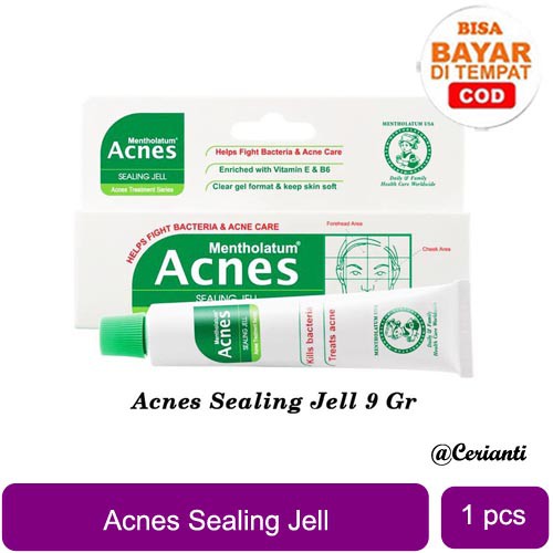 Acnes Sealing Jell | Gel Gell (Penghilang Jerawat) 9gr_Cerianti