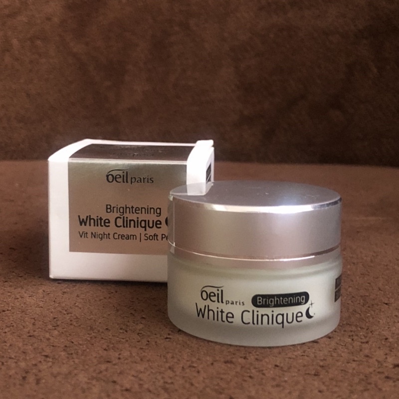 Oeil Paris Brightening White Clinique Night Cream