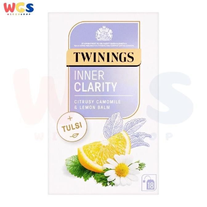 

Jual Twinings Inner Clarity Lemon Balm & Camomile Tea With Tulsi 18S 30.6G Teh