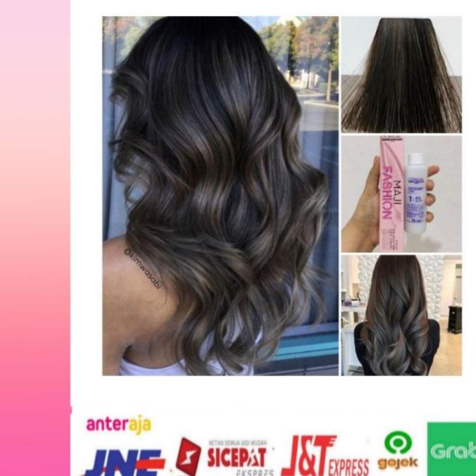 Drak Rambut Cat Blue Ash Blonde Maji Oxidant L Oreal Fashion Cream 6.M Store_Boncabe