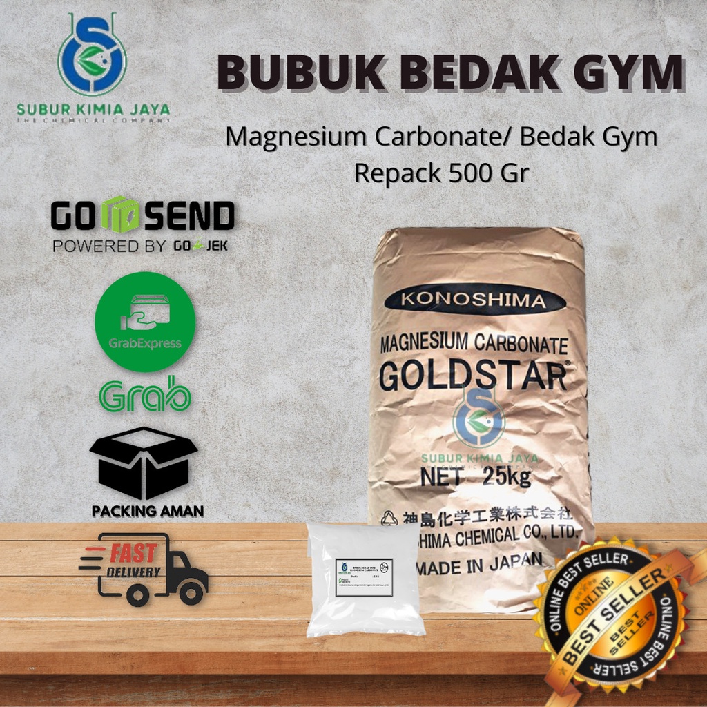 

MgCO3 / Magnesium Carbonate / Bubuk Bedak Gym / Chalk Sports Bubuk Panjat Tebing 500 GR Premium