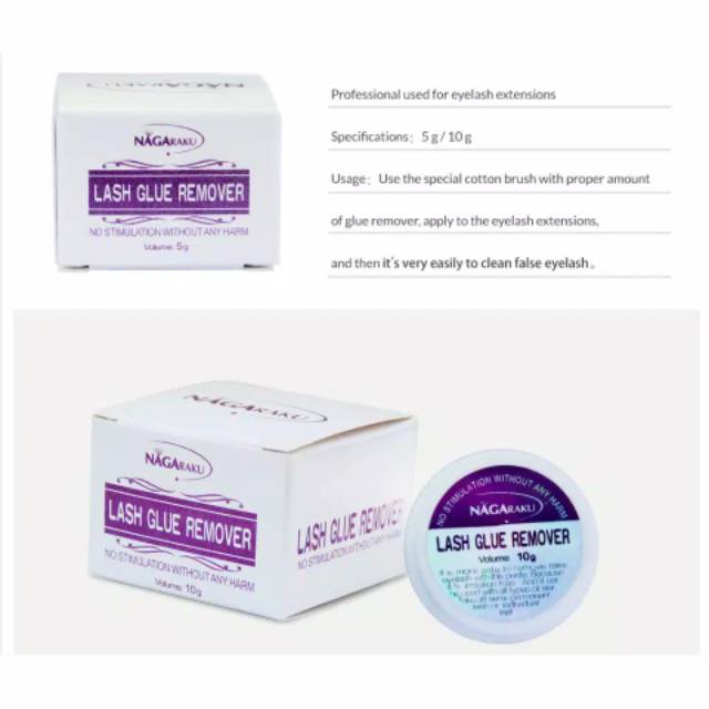 Nagaraku glue cream remover perontok lem eyelash extension/ Alat merontokan bulu mata palsu