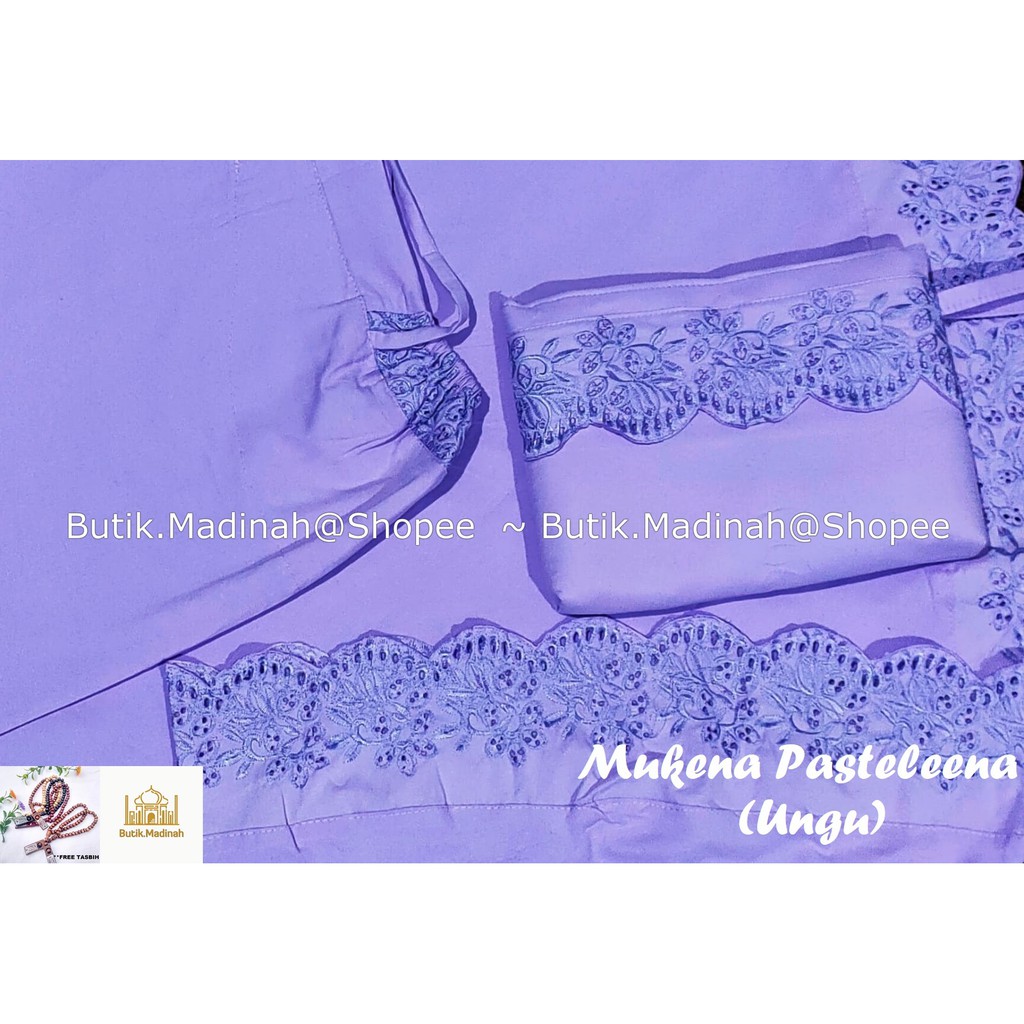 BUTIK.MADINAH MUKENA ANAK TANGGUNG (8-13 TAHUN) PASTELEENA BY SITI KHADIJAH DALANOVA