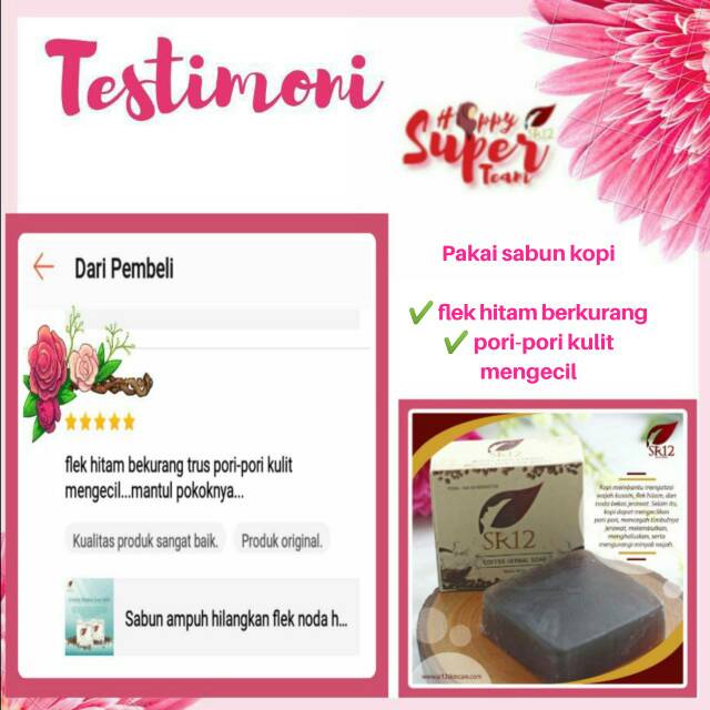 Sabun Kopi SR12 - Penghilang Flek Hitam Ampuh Coffee Soap Untuk Semua Jenis Kulit Mengurangi Komedo Di Wajah Mengangkat Sel Kulit Mati