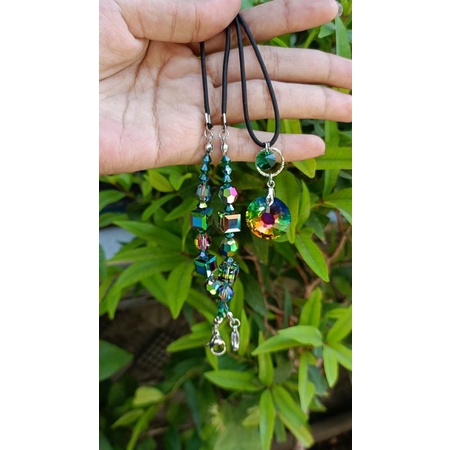 kalung masker swarovski