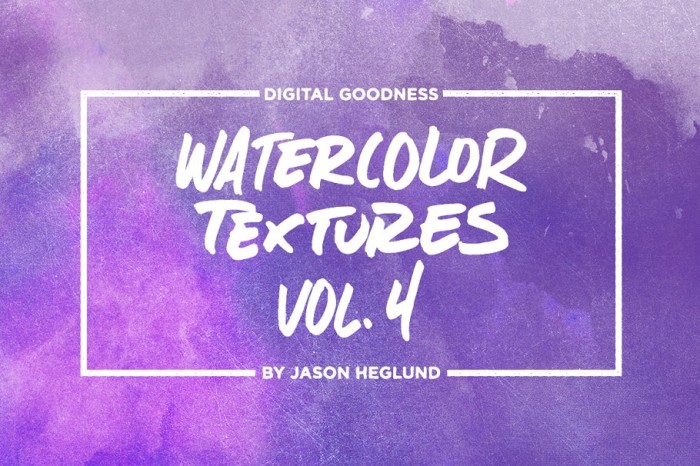 Watercolor Textures Vol 4 - Vector Designs