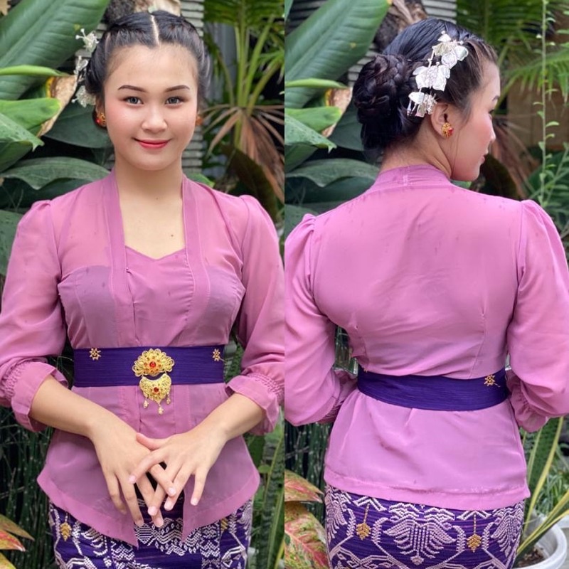 Jual Kebaya Jadi Sifon Kerut Bed Kancing Kait Shopee Indonesia