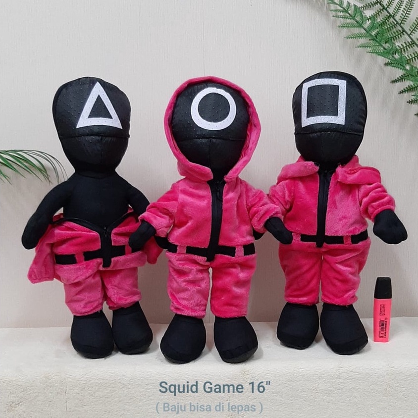 Boneka Squid Game 40cm/16&quot;/Boneka Game Viral Trend