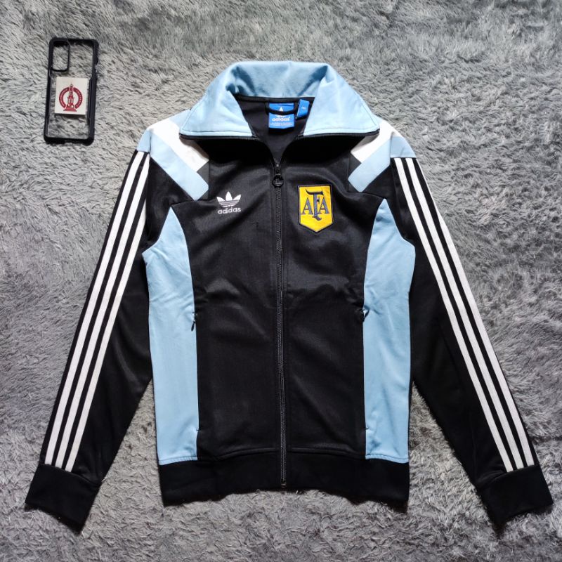 Jaket Tracktop Training Jogging Lari Olahraga Adidas Argentina original 031