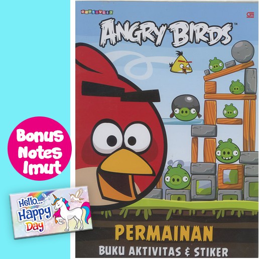 ANGRY BIRDS - Permainan Aktivitas dan Stiker