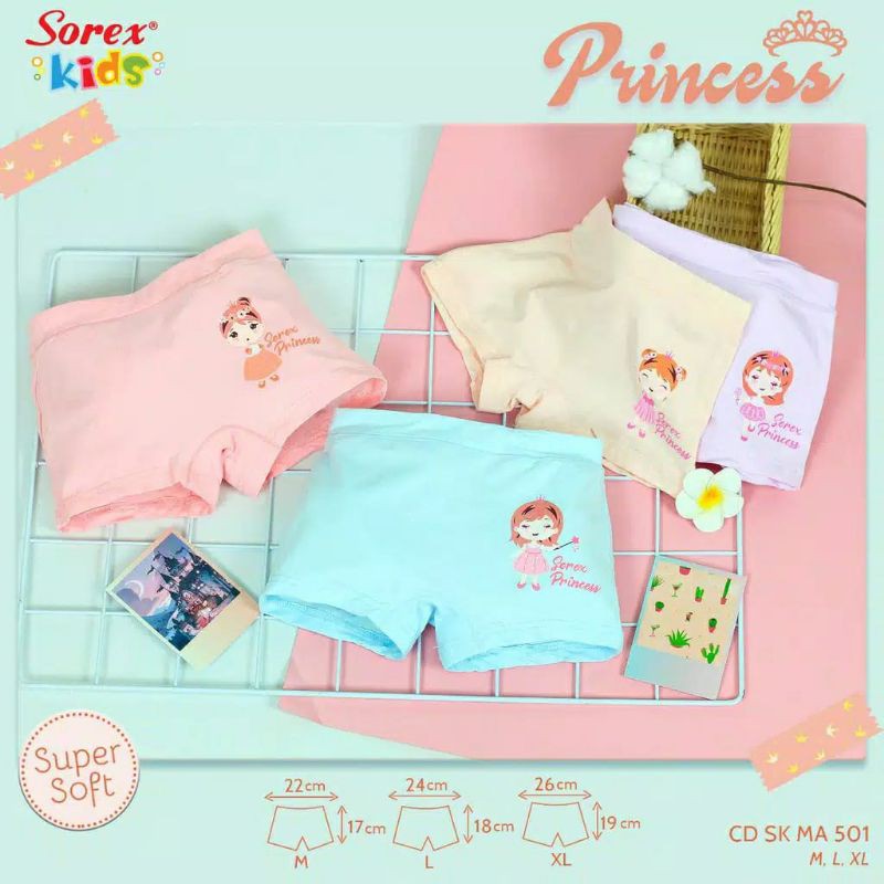 SOREX Kids CD BOXER Anak perempuan MA 501 Super soft