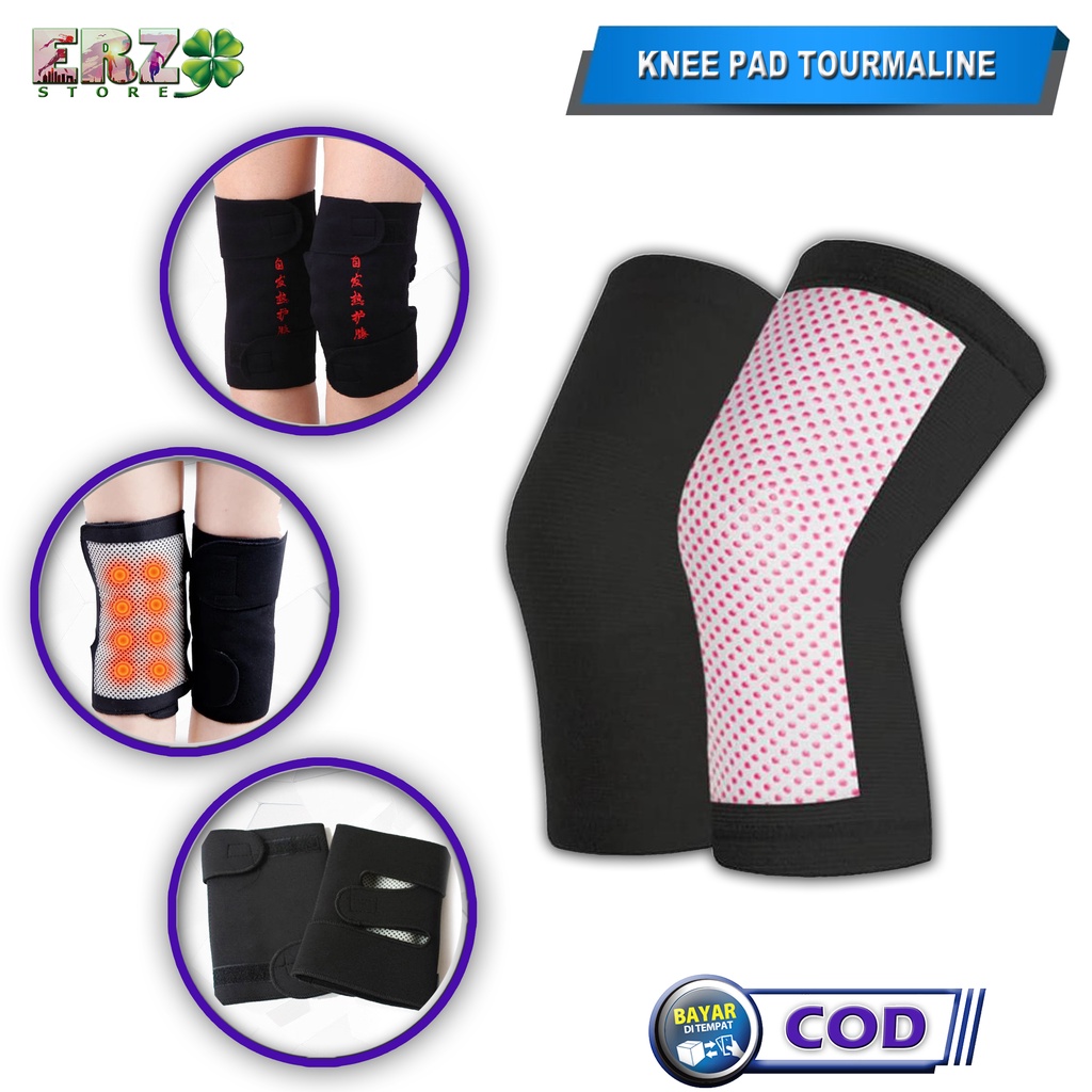(Original) Deker Lutut Kesehatan / Sabuk Terapi Lutut Magnetic Theraphy Tourmaline Kesehatan Knee
