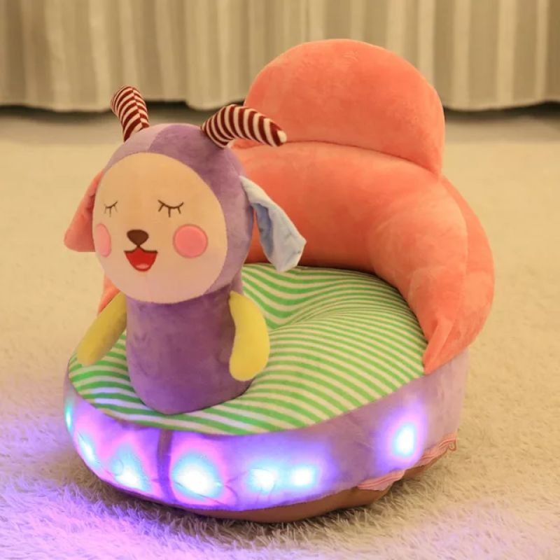 Kursi Sofa Bayi lampu LED musik Super Cute Original Soft