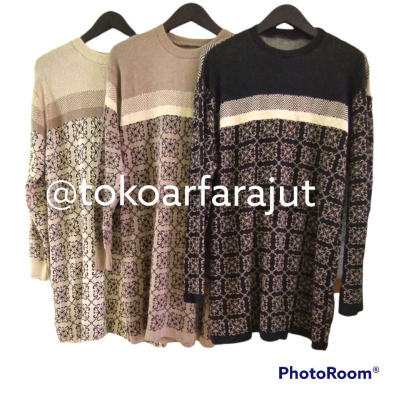 Tunik rajut/rajut premium
