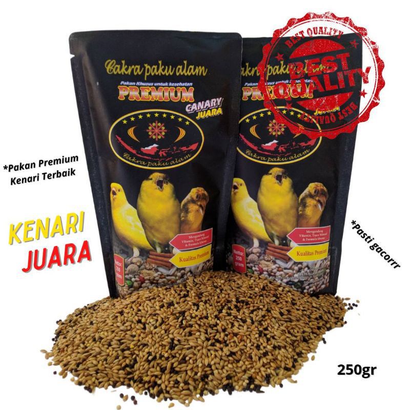 pakan kenari premium