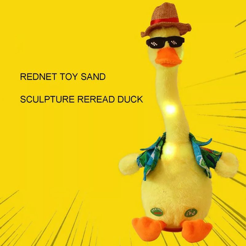 Mainan Boneka Goyang Bebek Dancing Hip Hop Duck Goyang