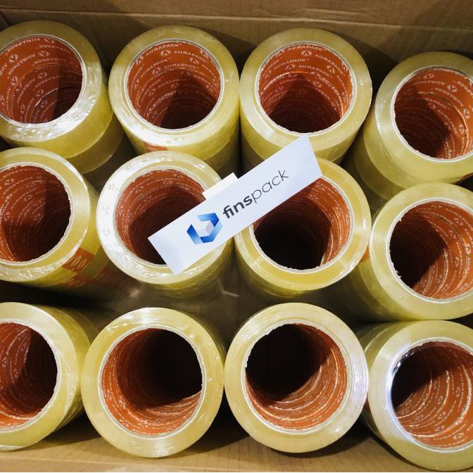 

Grab / Gojek Lakban Bening 48 Mm X 90 Yard X 45 Micron Aurapack Leovivi96Out