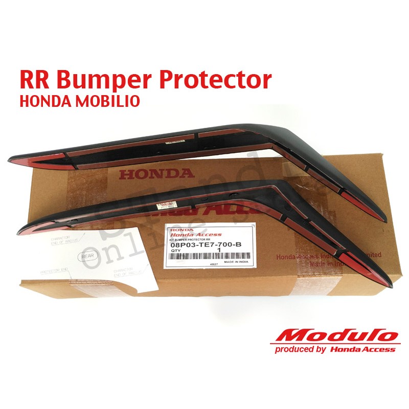 Bumper Protector Pelindung Bumper Belakang Honda Mobilio Modulo ORI