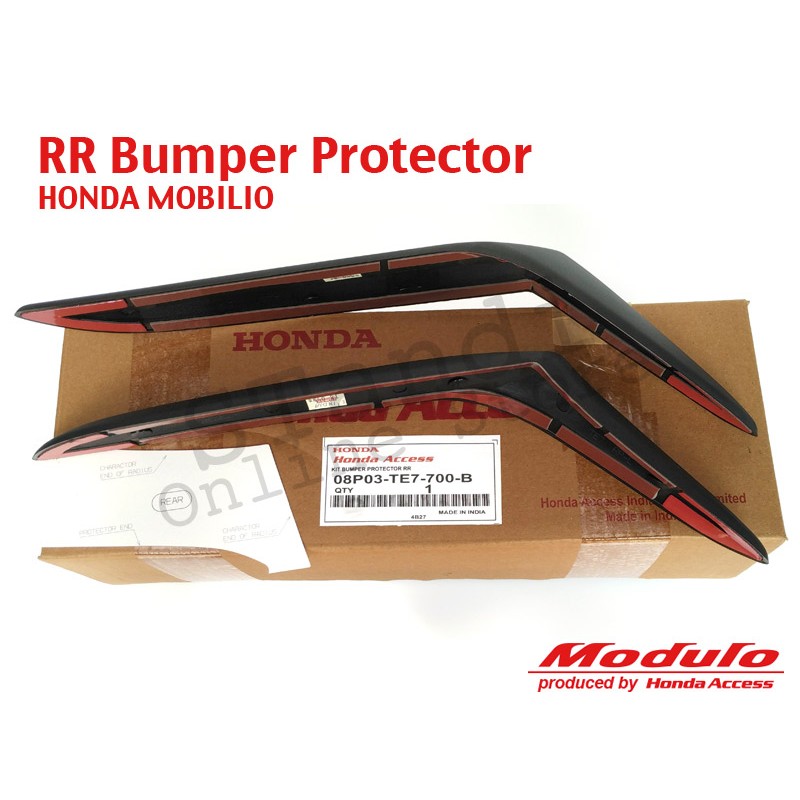 Bumper Protector Pelindung Bumper Belakang Honda Mobilio Modulo ORI