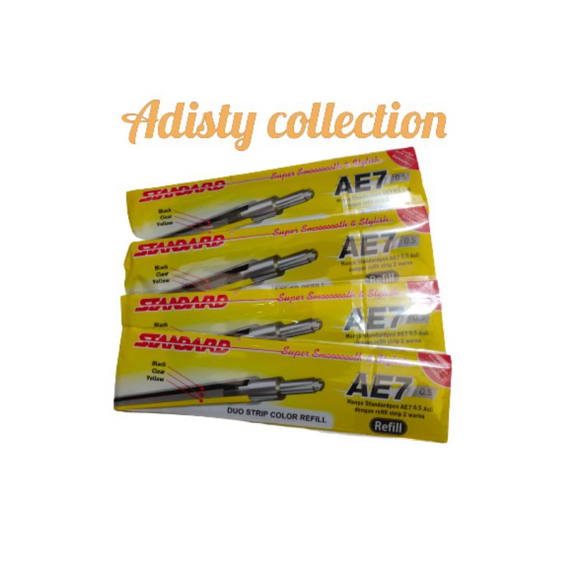 

Refill Pulpen Standard AE7 0.5 Hitam isi 12 pcs