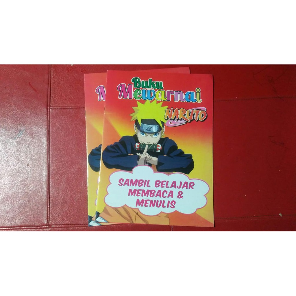 Buku Mewarnai & Menulis Edisi Naruto