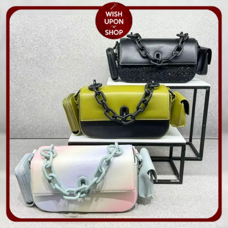 CK Wren Acrylic Chain Handle Xbody Bag 45UFm