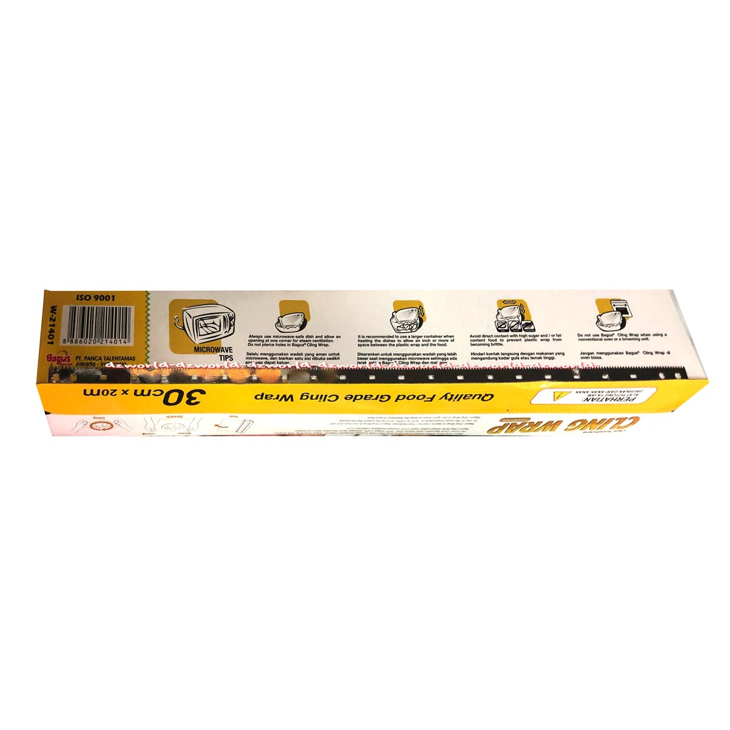 Bagus Cling Wrap Clear Polyethylene 30cm X 20cm Plastik Wrapping