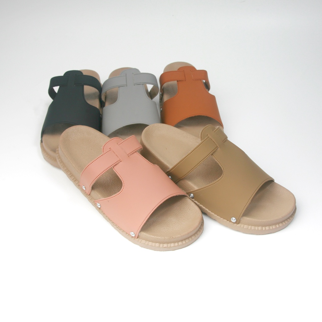 Gabriel - Sandal Wanita Platform Kokop Selop Slop Cewek Murah