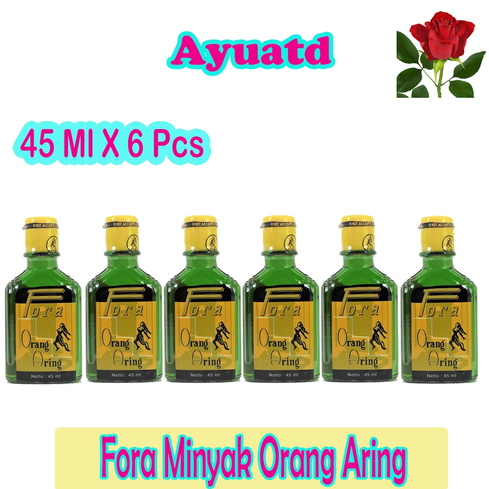 Minyak Rambut Orang Aring Fora 45ml Paket 6pcs