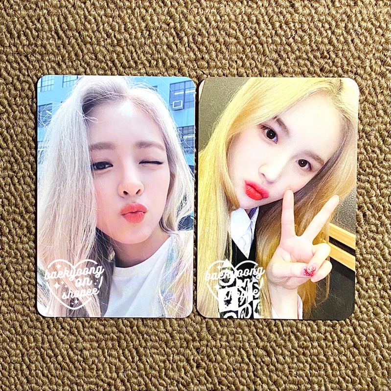 PC ITZY Yuna ICY Pout & Weeekly Jaehee Benefit We Play