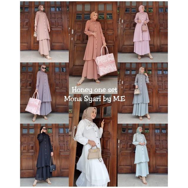 Honey one set Mona Syar'i By M.E