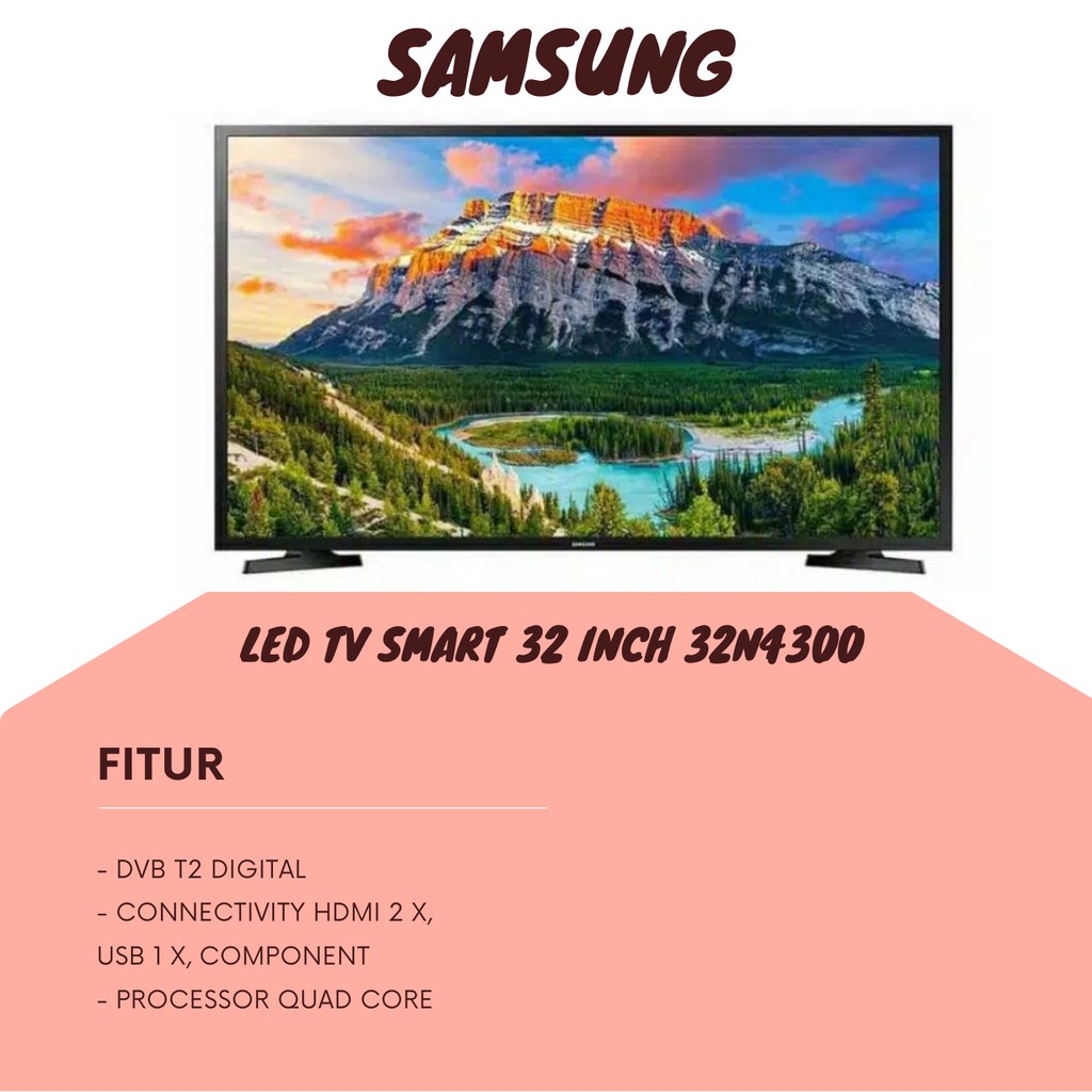 LED TV SMART SAMSUNG  32 INCH TYPE32N4300#MURAH