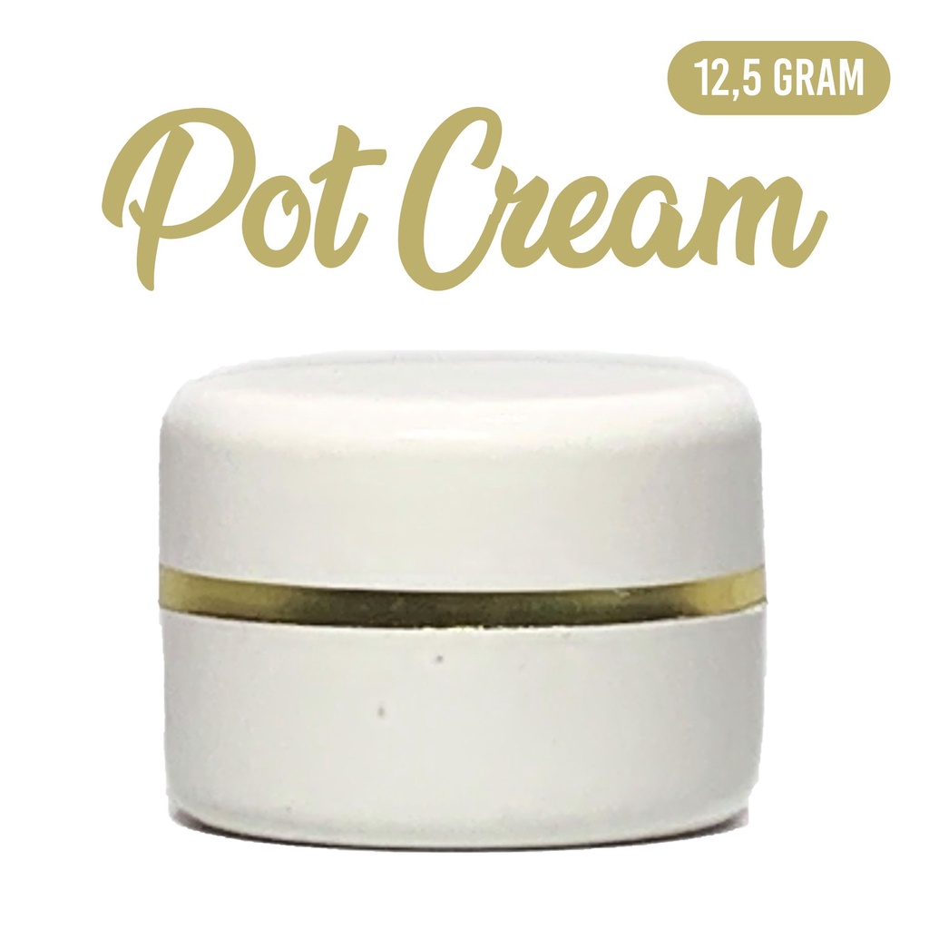 Pot Cream 12 grPot Cream 12.5GR Pot Krim 12,5GR - Acrylic Akrilik 12.5 GR Kemasan Super White Putih