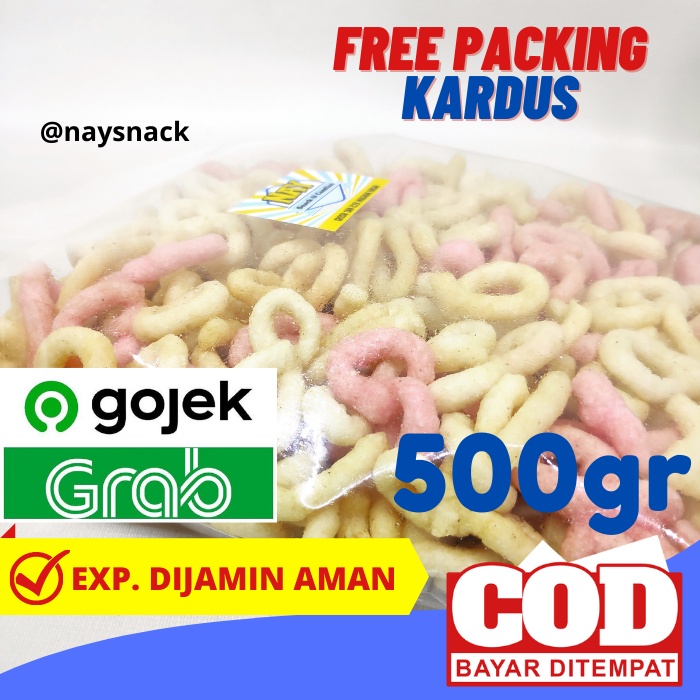 

Makanan Ringan Kiloan Lanting Warna Cemilan Murah Isi 500 Gram